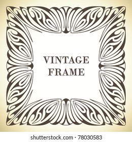 Art Nouveau frame