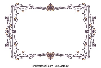 Art Nouveau Picture Frame