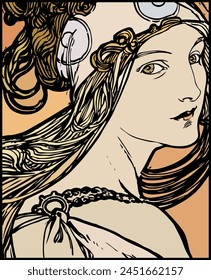 Art Nouveau poster. Art Nouveau Poster Design