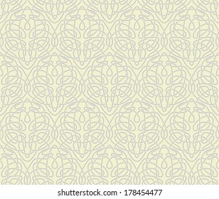 Art Nouveau seamless background(vector, CMYK)