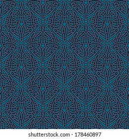 Art Nouveau seamless background(vector, CMYK)