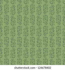 Art Nouveau seamless pattern. Editable vector file