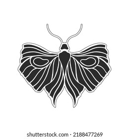 Art nouveau style basic element. 1920-1930 years vintage design. Symbol motif design. Isolated on white. Vector illustration.