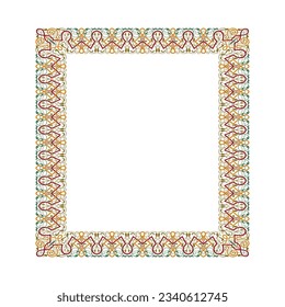 Art Nouveau Style. Floral, striped patterned frames for invitations, menus, labels, websites, catalogues, brochures. vectors.