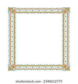 Art Nouveau Style. Floral, striped patterned frames for invitations, menus, labels, websites, catalogues, brochures. vectors.