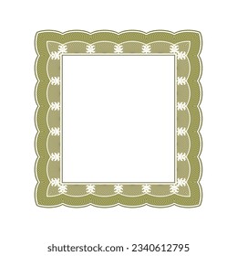 Art Nouveau Style. Floral, striped patterned frames for invitations, menus, labels, websites, catalogues, brochures. vectors.