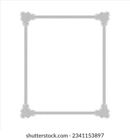 Art Nouveau Style. Floral, striped patterned frames for invitations, menus, labels, websites, catalogues, brochures. vectors.