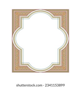 Art Nouveau Style. Floral, striped patterned frames for invitations, menus, labels, websites, catalogues, brochures. vectors.