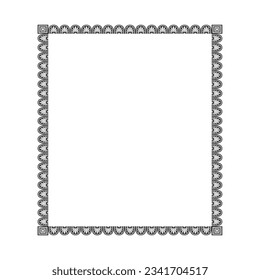 Art Nouveau Style. Floral, striped patterned frames for invitations, menus, labels, websites, catalogues, brochures. vectors.