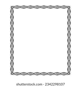 Art Nouveau Style. Floral, striped patterned frames for invitations, menus, labels, websites, catalogues, brochures. vectors.