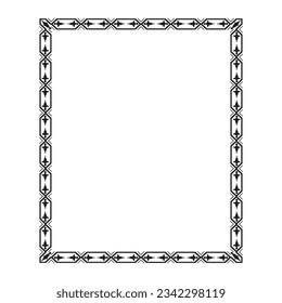 Art Nouveau Style. Floral, striped patterned frames for invitations, menus, labels, websites, catalogues, brochures. vectors.