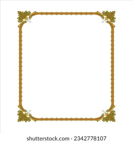 Art Nouveau Style. Floral, striped patterned frames for invitations, menus, labels, websites, catalogues, brochures. vectors.