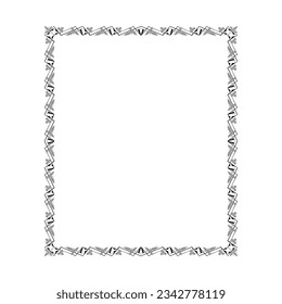 Art Nouveau Style. Floral, striped patterned frames for invitations, menus, labels, websites, catalogues, brochures. vectors.