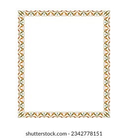 Art Nouveau Style. Floral, striped patterned frames for invitations, menus, labels, websites, catalogues, brochures. vectors.