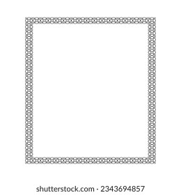 Art Nouveau Style. Floral, striped patterned frames for invitations, menus, labels, websites, catalogues, brochures. vectors.