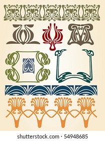 art nouveau symbols