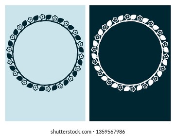 art nouveau vector frame vector