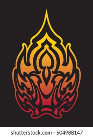 Art nouveau vintage design element
