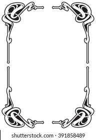 Art Nouveau Vintage Frame