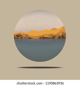 art ocean for illustration