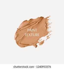 Art oil paint texture stroke vector illustration