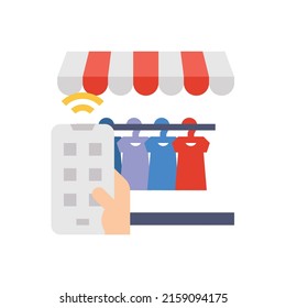 A art of a online shopping 