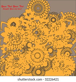 art ornamental grunge vector background