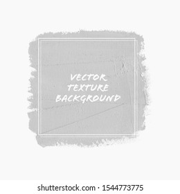 Art paint abstract square background. Texture brush stroke poster vector. Perfect oil paint design for logo and sale banner.