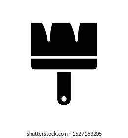 Art Paint Brush Vector Icon Design