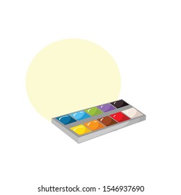 art paint for drawing vector illustration