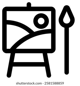 Art Paint Icon for Education Learn Study