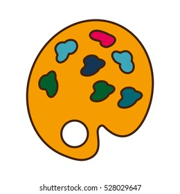 art paint palette
