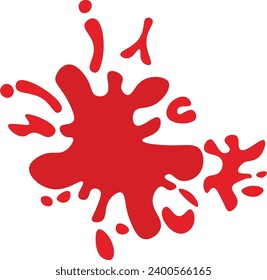 Art Paint Splash Element for Decoration