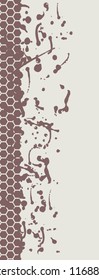 Art paint vertical banner