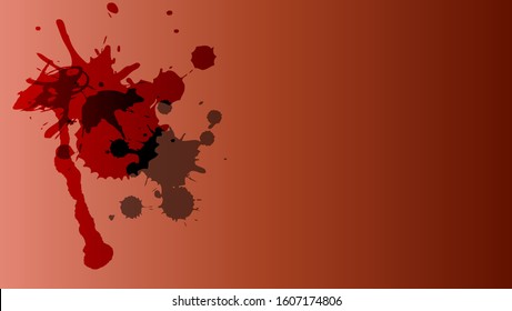 The art of painting colors on various colored surfaces For designing website cover documents