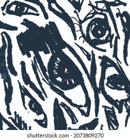 The art of painting with different elements coming together to create a unique image. Use an image to destroy the fabric or background.
