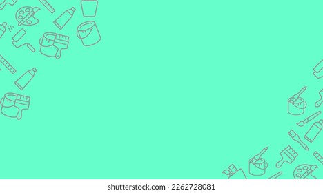 art and painting seamless pattern background