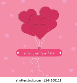 The art of passion design and decoration element, shape, banner, and template symbolizes valentine's celebration of love and romance and a happy holiday on valentines day.