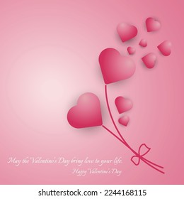 The art of passion design and decoration element, shape, banner, and template symbolizes valentine's celebration of love and romance and a happy holiday on valentines day.