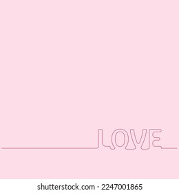 El arte del diseño de pasión y el elemento de decoración, forma, pancarta y plantilla simboliza la celebración valentina del amor y el romance y una feliz fiesta en el día de San Valentín.