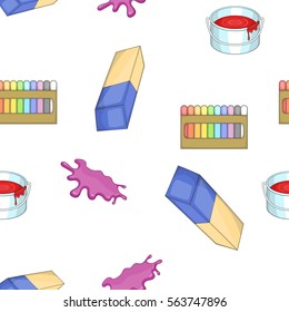 Art pattern. Cartoon illustration of art vector pattern for web