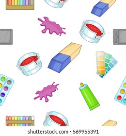 Art pattern. Cartoon illustration of art vector pattern for web