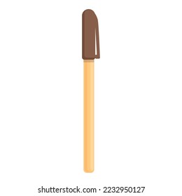 Art Stift Symbol Cartoon Vektor. Studiofarbe. Bildungsarbeit