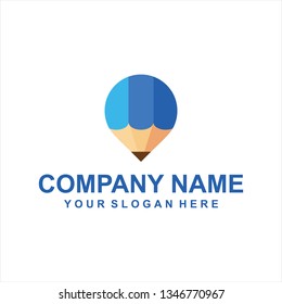 art pencil logo vector