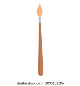 Art pencil tool icon cartoon vector. Paint brush. Artist painter