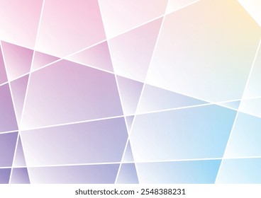 Ilustración vectorial de fondo de presentación de línea de geometría rosa de arte.