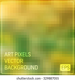 Art pixels vector background