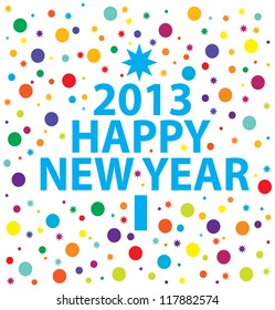 Art poster Happy New Year