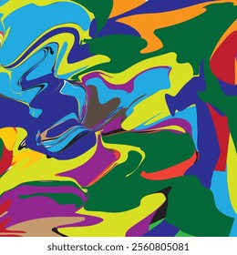  Art power colorful vapor background