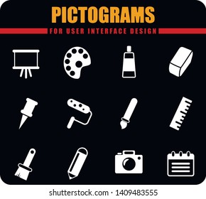 art professional pictograms for user interface design